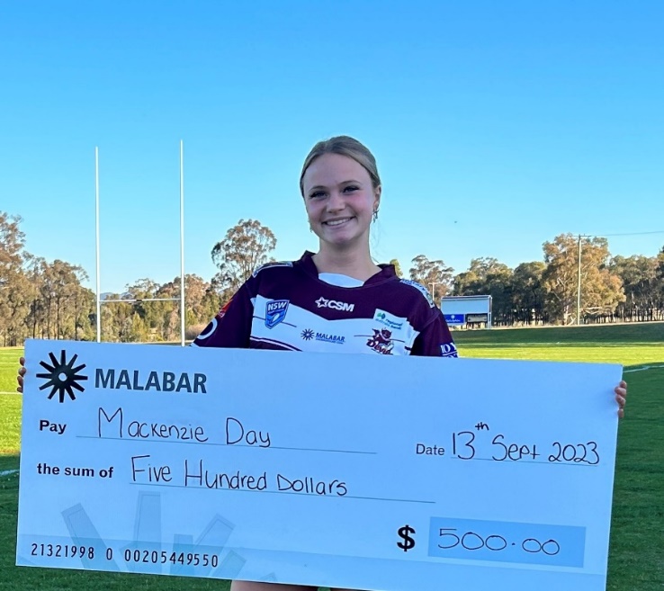 Malabar Resources Community Sponsorship Program Supports Local Rugby Star